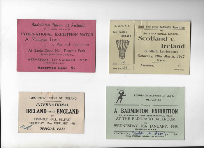 tickets for various events