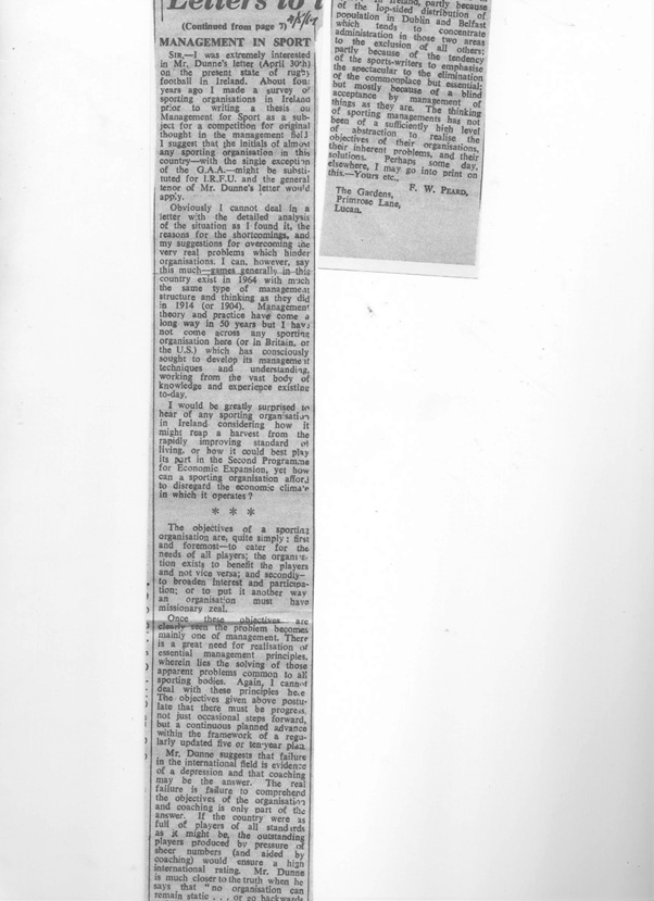 a letter that Frank wrote