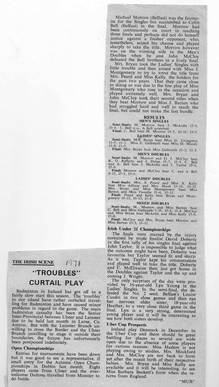 press report from 1971 